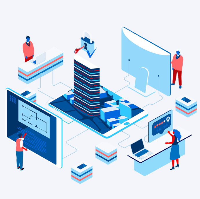 Technology Solutions Illustration